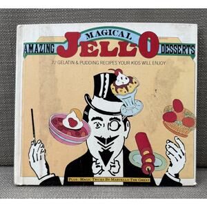 1977 Amazing Magical JELL-O Desserts Cookbook 72 Recipes General Foods